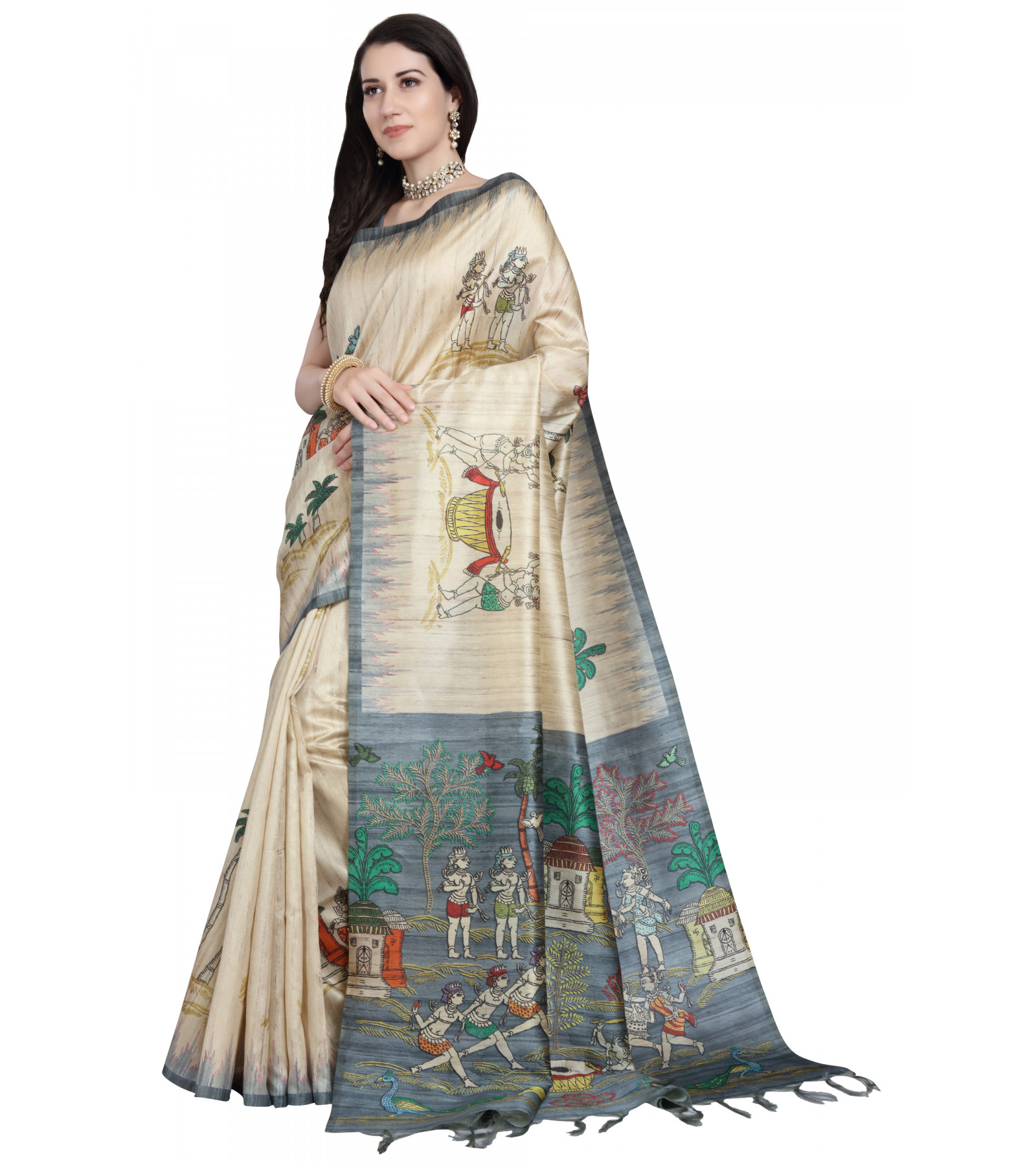  Exclusive Womens Pure Cotton Printed Sarees 